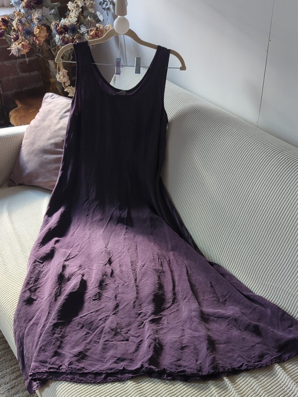 Rabbit Rabbit Rabbit Sleeveless Maxi Dress in Plum